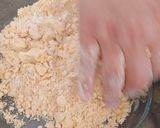 A picture of step 2 of Heart shape Makki ki puri.