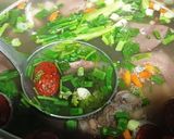 Hình bước làm 2 của món Canh giò heo nấu đậu đen táo đỏ