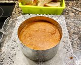 Foto del paso 3 de la receta Pastel con coca de almendras, cabello de ángel y ganaché