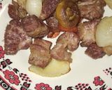 Pas rețetă Carne la tuci cu legume 2 fotografie