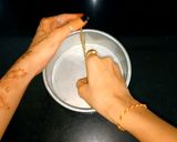 A picture of step 10 of Rainbow cake.