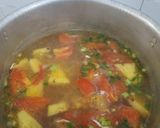 Hình bước làm 5 của món Canh cá mờn thơm cà