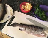 Egészben sült pisztráng recept fázis 1 fotója