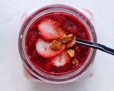 Hình bước làm 4 của món Red smoothie cho bữa sáng❤️❤️❤️