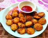 A picture of step 8 of Rava Appe.