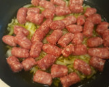 Foto del paso 3 de la receta: Garbanzos con salchichas y berenjenas