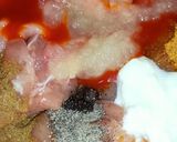 A picture of step 3 of Peri Peri Shawarma.