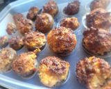 A picture of step 3 of Sausage & Cheese Stuffed Mushrooms.