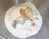 Kovászos csíkos kalács recept fázis 1 fotója