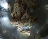A picture of step 4 of Chicken corn soup.