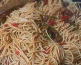 A picture of step 8 of Stir-fry Spaghetti.