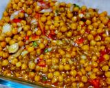 A picture of step 11 of Chana chaat or chickpeas.