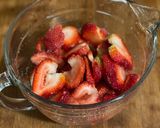 A picture of step 1 of Strawberry Rhubarb Upside Down Cake (And Muffins).