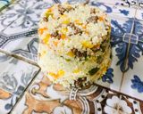 Foto del paso 6 de la receta: Cous Cous con choclo y pino