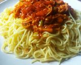 Foto langkah ke 6 dari resep Spaghetti saus enoki.