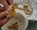 A picture of step 6 of Roasted Garlic Butter with Basil.