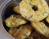 A picture of step 6 of Cornmeal Dhokla.