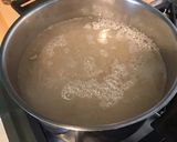 Une image de l'étape 1 de Crozets de sarrasin au lard, crème et grana padano.