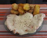 Foto del paso 8 de la receta: Pollo a la mostaza con papas doradas