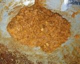 A picture of step 3 of Orange Barfi.