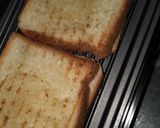 A picture of step 1 of Respberry sandwich.