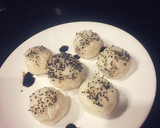 Foto del paso 3 de la receta: Balls de arroz especiales rellenas con crema de garbanzos