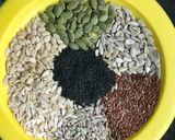 A picture of step 1 of Healthy seed chikki.