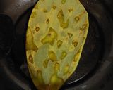 A picture of step 1 of Nopal Stuffed with Beans and Cheese.