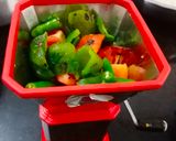A picture of step 2 of Mexican Tomato Salsa.