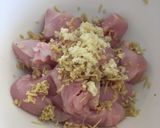 A picture of step 1 of Japanese Chicken Karaage (Kenyan style).