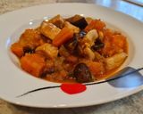 Foto del paso 5 de la receta: Guiso de pollo con berenjena y boniato