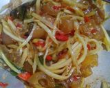 Foto langkah ke 5 dari resep Tumis pepaya muda krecek.