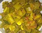 A picture of step 6 of Ghevda Bhaji.