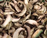 A picture of step 1 of Cream of Mushroom Soup.