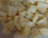 A picture of step 1 of One bite potato salad in papar.