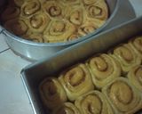 Foto langkah ke 8 dari resep Eggless Cinnamon Rolls.