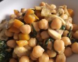 Foto del paso 7 de la receta: Garbanzos con calabaza y leche de coco