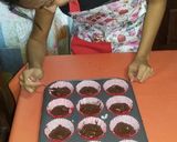 Foto del paso 13 de la receta: Muffins de chocolate rellenos de malvavisco