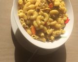 A picture of step 4 of Jollop macroni.