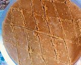 A picture of step 4 of Besan Burfi.