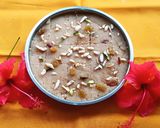 A picture of step 3 of Semolina (sooji) Halwa.
