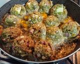 Foto del paso 2 de la receta: BOLAS de Masa, rellenas de Albóndigas de Carne...!😋
