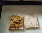 A picture of step 3 of Aloo toast Sandwich.