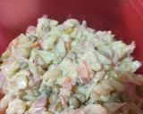 Foto del paso 5 de la receta: Ensalada de coditos con jamón