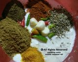 A picture of step 1 of Bazar wali(thelay wali biryani).
