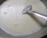 A picture of step 2 of Bael ice cream (woodapple).
