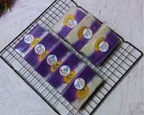 Foto langkah ke 11 dari resep Talam Lapis Pisang Ubi Ungu.