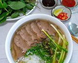 Hình bước làm 5 của món Phở bò nước trong