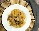 Hình bước làm 7 của món Mì Rigatoni Bò Sốt Kem Nấm / Creamy Beef Mushroom Stroganoff Rigatoni 🇷🇺