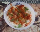 A picture of step 21 of Dahi vada.
